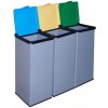 Economy set košov na triedený odpad, 3 x 90 l