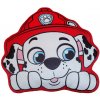 Halantex Tvarovaný 3D vankúš Tlapková patrola Paw Patrol motív Marshall 40x35