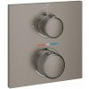 Grohe Allure Termostatická sprchová batéria pod omietku, kefovaný Hard Graphite 19380AL2-GR