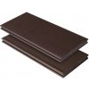 Kosche Terasová WPC doska Kovalex plná štruktúr., čok.hnedá, 20 x 145 x 3000 mm