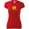 John Beer jeleň s pivom - Dámske Fantasy športové (dresovina) - S ( Červená )