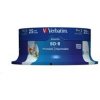 VERBATIM BD-R SL Datalife (25-pack)Blu-Ray/Spindle/6x/25GB Wide Printable