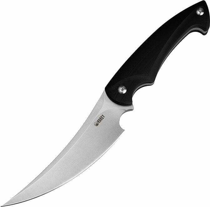 KUBEY Scimitar Fixed Blade Hunting Knife G10 Handle KU231A