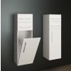 Ceramica Latina ZEN T závesná nízka kúpeľňová skrinka s košom 102 cm biela