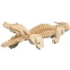 Woodcraft drevené 3D puzzle krokodíl, 94 dielikov