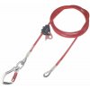 Kmeňovka s oceľovým lanom Camp Cable Adjuster 3,5 m karabína s otočným závesom