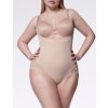 Julimex Sieťované zoštíhľujúce body 119 MESH BODY OPEN BUST Telová