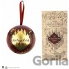 Cinereplicas Vianočná guľa Harry Potter s puzzle Záškodnícka mapa