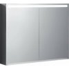 Geberit Option Zrkadlová skrinka s osvetlením, 90x70x15 cm 500.583.00.1