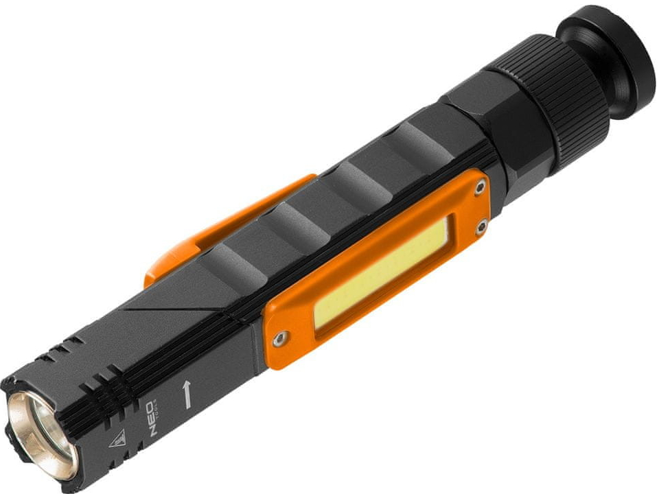 NEO TOOLS NEO TOOLS Nabíjacia USB baterka 300 lm 2v1 CREE XPE + COB LED