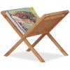 Bambusový stojan na časopisy a noviny Relaxdays RD10022163 – 2 priehradky