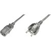 Digitus 1.80 m čierna AK-440101-018-S