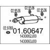 Koncový tlmič výfuku MTS 01.60647