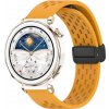 PROTEMIO 93903 AIRY Silikónový remienok pre Huawei Watch GT 5 Pro 42mm žltý