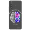 Picasee silikónový prehľadný obal pre Sony Xperia 10 IV 5G - Brain - White