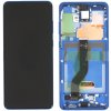 Samsung Galaxy S20 Plus (SM-G985F) LCD displej + dotyková plocha + rám modrá aura - originál GH82-22134H, GH82-22145H