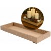 Podnos drevený prírodný 2 x 11 x 30 cm