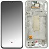 Samsung Galaxy A34 5G (SM-A346B) LCD displej + dotyková plocha + rám strieborná - originál GH82-31200B, GH82-31201B