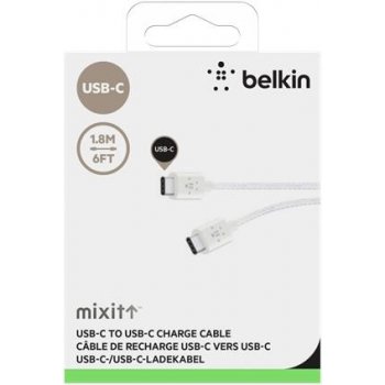 Belkin F2U041bt06-WHT USB-C, 1,8m, bílý