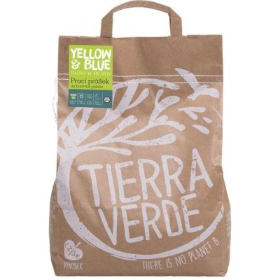 Tierra Verde Prací prášok z mydlových orechov na farebnú bielizeň, papierová taška 5 kg
