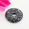 Nefertitis Obsidián vločka donut NF1116 - Ø 3 cm
