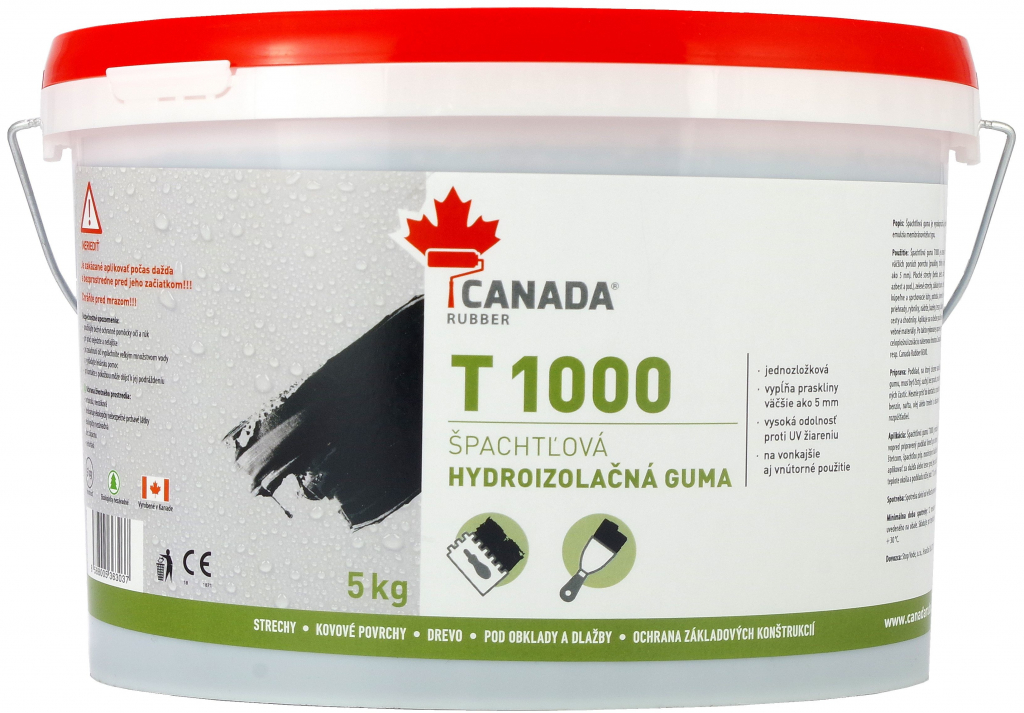 Canada Rubber T1000, špachtľová tekutá guma