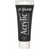 Akrylová farba El Greco 75 ml čierna (Akrylová farba El Greco 75 ml )
