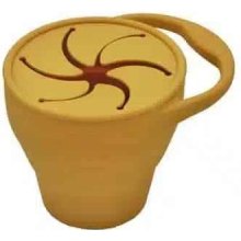 THE COTTON CLOUD Silikónový pohár na snack Mustard