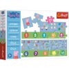 Puzzle Trefl Vzdelávacie puzzle Čísla Prasiatko Peppa 20 dielikov (5900511155792)