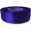 stuha saténová 25 mm/32 m zafírová modrá