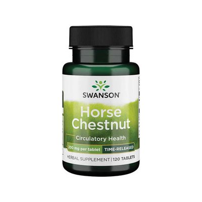 Swanson Timed-Release Horse Chestnut 120 tabliet 200 mg
