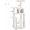 FEANDREA Škrabadlo so stromom pre mačky 143 cm biele