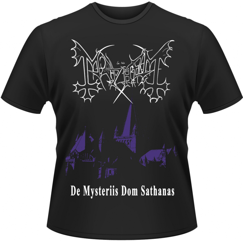 Mayhem tričko De Mysteriis Dom Sathanas čierne