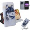 Peňaženkové kožené puzdro na Sony Xperia 1 - White Wolf