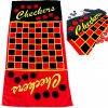 Checkers - Plážová osuška s hrou Dáma