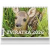 Zvířátka 2026 - stolní kalendář