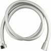 Plastová sprchová hadica v striebornej farbe Quadroflex – Sapho