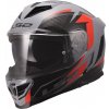 Prilba LS2 FF818 STORM III DYNAMO Grey Red Veľkosť: M (57-58 cm)