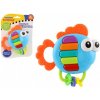 Teddies Chrastítko Kousátko Ryba piánko se zvukem, světlem