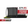 Berg Ultim Elite Flatground so sieťou Deluxe XL, Priemer 500x300 cm, Farba Černá