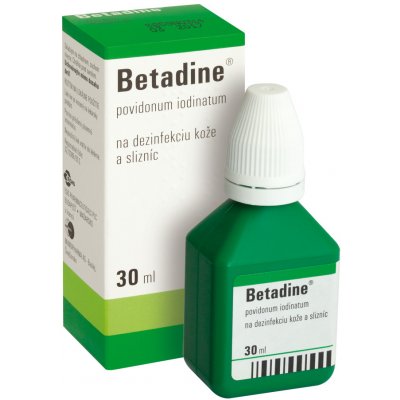 Betadine dezinfekčný roztok 100 mg/ml sol der 30 ml