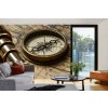 Samolepiaca vliesová fototapeta Stará mapa a kompas 375 x 250 cm
