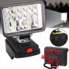 Prenosná lampa pre Makita 18V pracovná halogénová baterka 48W