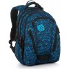 Študentský batoh BAG 20 B Žíhane modrý
