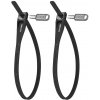 Hiplok Z Lok Saddle Cable Tie Lock Bike Lock Security Lock 2s Čierna