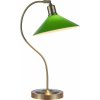 Markslöjd Vela stolová lampa 1x40 W mosadzná-zelená 108864