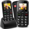 Mobilný telefón čierny s veľkými tlačidlami SOS LTC