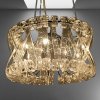 Luxus luster strop svietidlo LUXERA 14053 GLASSIER