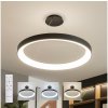 | Brilagi - LED stmievateľný luster FALCON II LED/108W/230V 3000-6500K pr. 80 cm čierna + DO | BRCD2668-800/CR