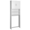 Aqualine Aqualine, SIMPLEX ECO skrinka za práčku 63x25x190cm, biela, SIME715